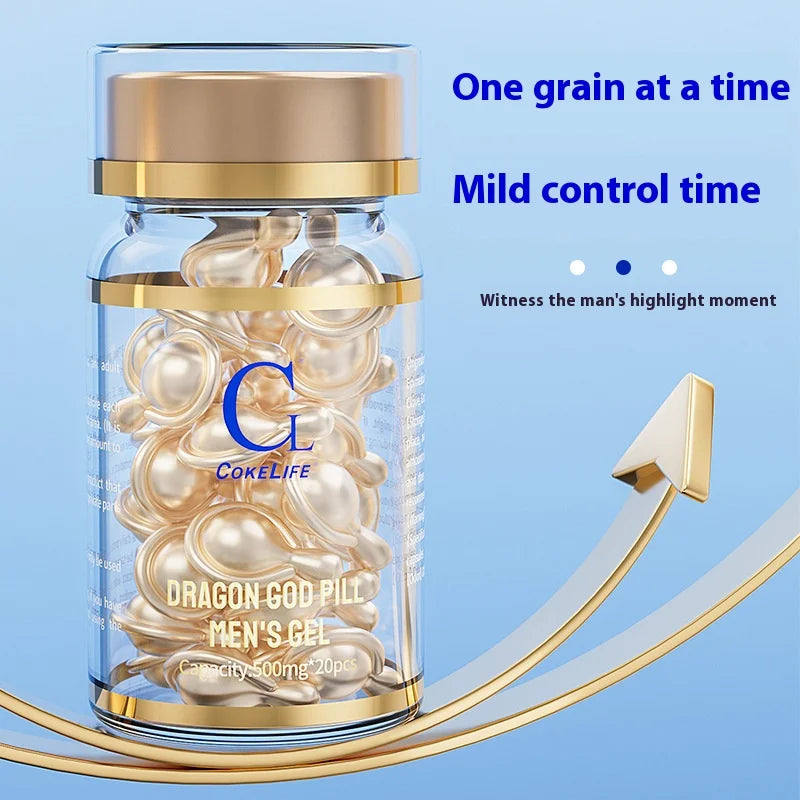 20 Male Delayed Capsules Male Sex Topical Delay Capsule Pleasure Enhancement Adult External Use Men Sex Lube