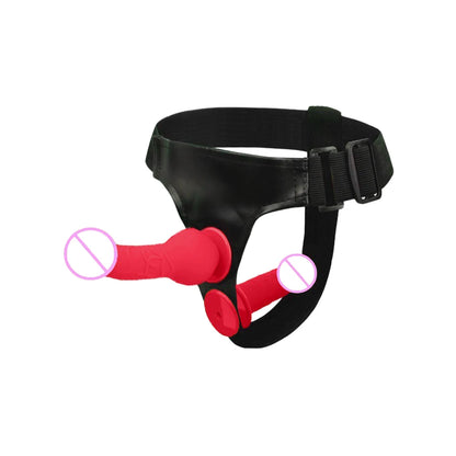Doppelter Strapon-Dildo, doppelte Penetration, Penis mit Gürtel, Sexgeschirr mit doppeltem Penis für Erwachsene, Sexy You für Frauen, Lesben