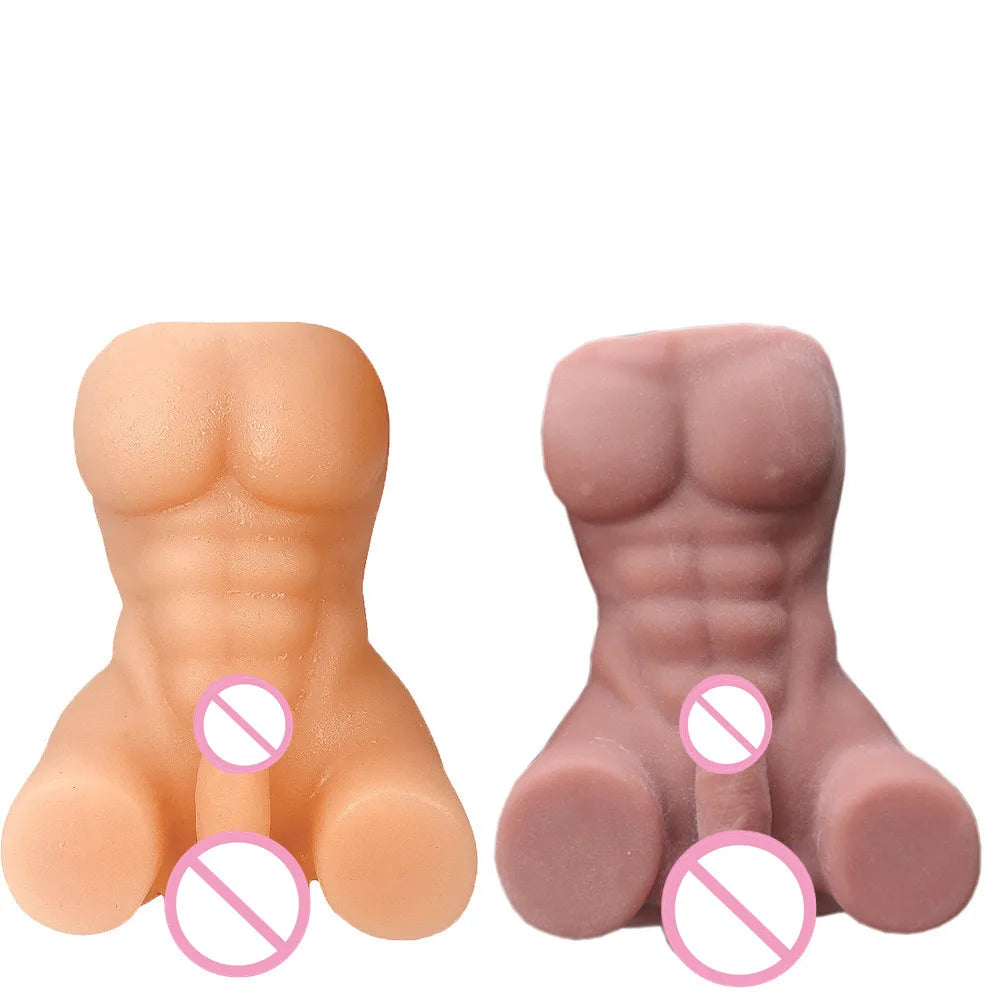 18 Herramientas de Masturbación Masculina Muñeca de Juguete para Hombres Muñeca Sexual de Bolsillo Porno en Ano Real Agujero Masculino Trasero con Consolador de Pene Sexual
