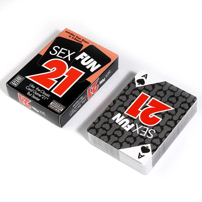 Sex Fun 21 Card Game Adult 56pcs Card Game