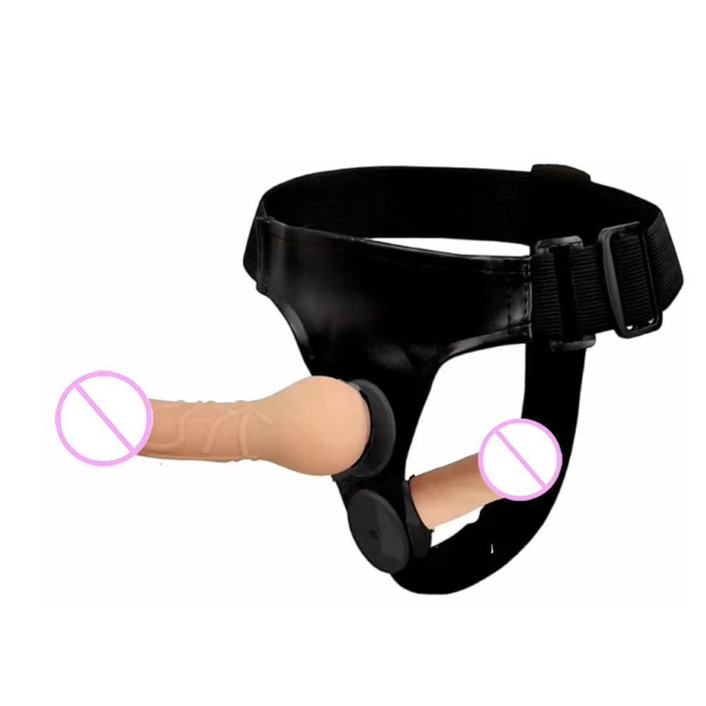 Doppelter Strapon-Dildo, doppelte Penetration, Penis mit Gürtel, Sexgeschirr mit doppeltem Penis für Erwachsene, Sexy You für Frauen, Lesben
