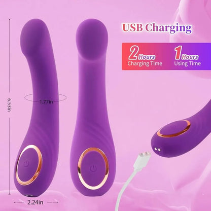 12 Vibration Modes Powerful Vibrator Silent Vibe G-Spot Stimulate Vaginal Massage Vibrating Dildo Adult Womens Plurasre DUBNIY