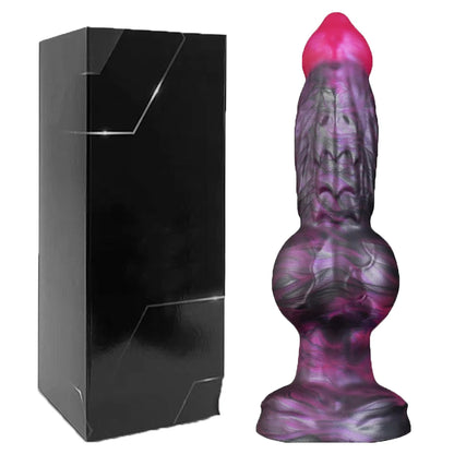 Dog Knot Dildo Anal Butt Plug Large Thick Penis Liquid Silicone Dick Women Men G Spot Prostate Stimulate Adult Foreplay Products