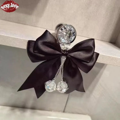 BDsm Fun Bow Palace Bell Anal Plug Alternative Training Breast Clip Traction Stimulating Toy Adult Adult  Sexy Toys for Men