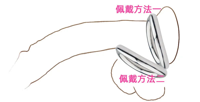 Sex Toys for Men Delay Ejaculation Metal Scrotum Stretcher Erotic Penis Bondage Lock Cock Ring Stainless Steel