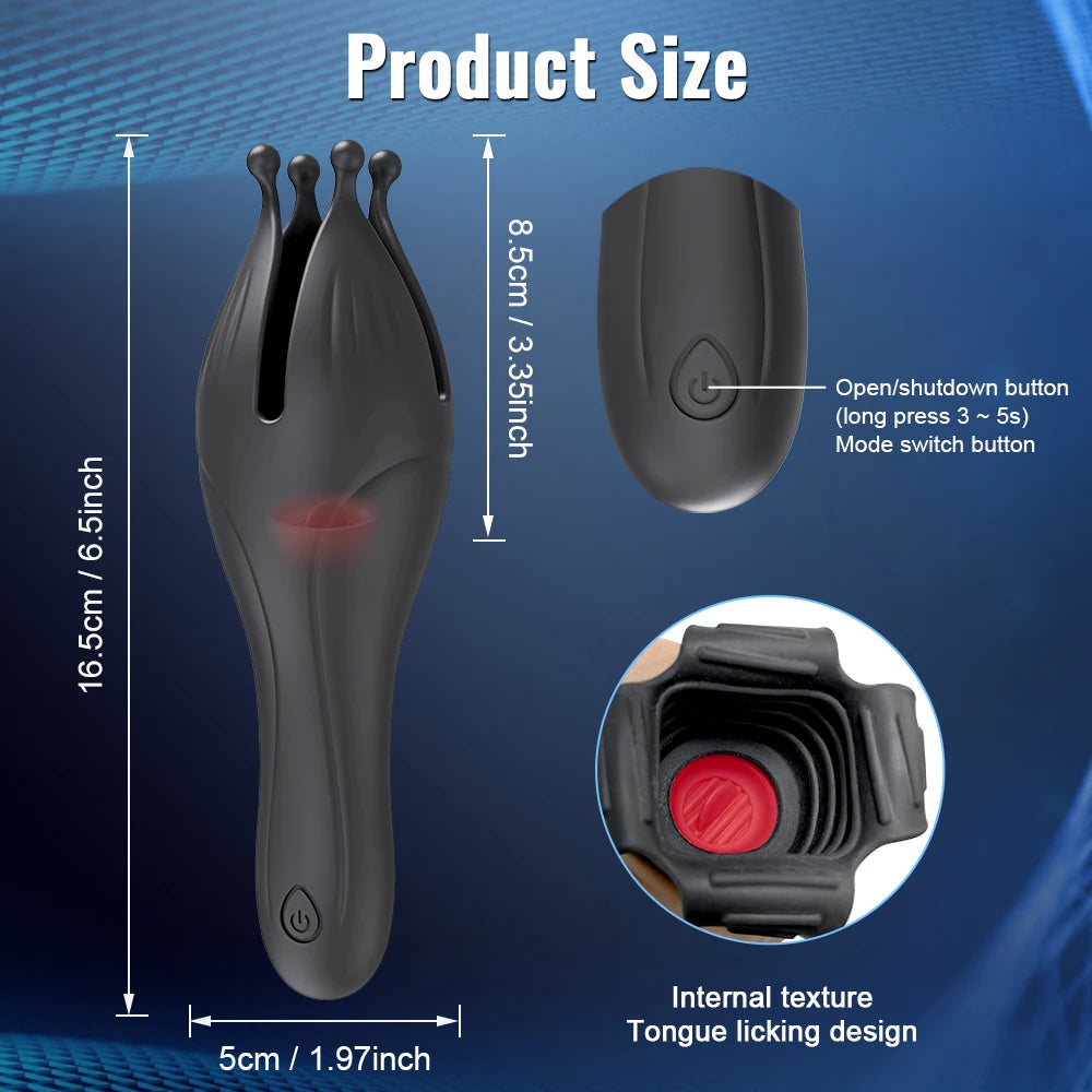 Male Masturbator Male Sex Toys for Men 10 Powerful Mens Penis Training Vibrator Stroker Sex Toy Masturbators 360 Training Wrap