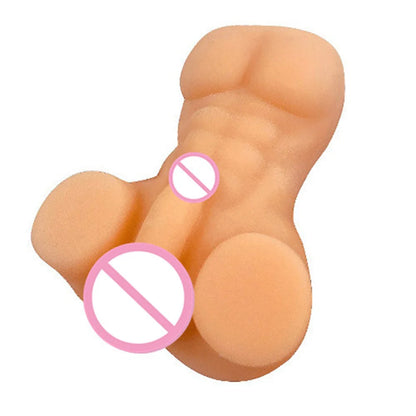 18 Herramientas de Masturbación Masculina Muñeca de Juguete para Hombres Muñeca Sexual de Bolsillo Porno en Ano Real Agujero Masculino Trasero con Consolador de Pene Sexual