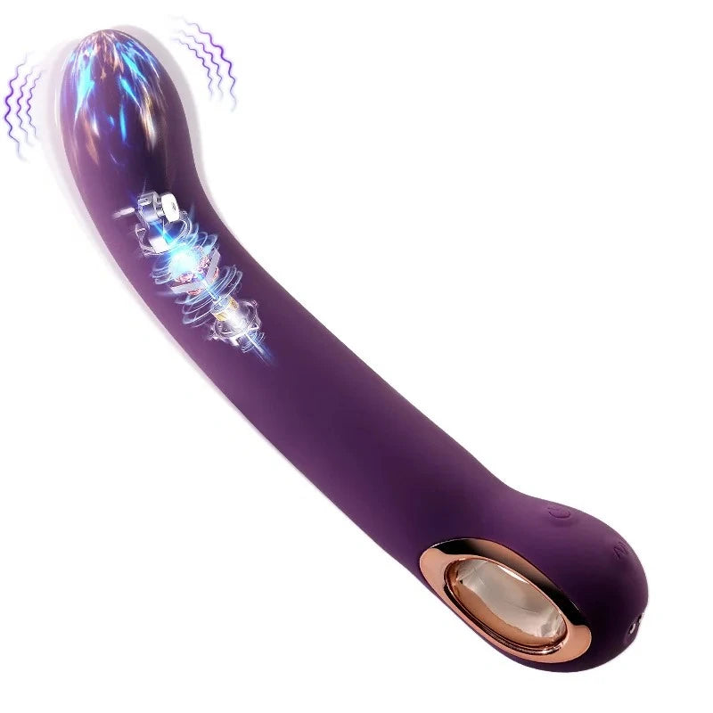 Consolador vibrador potente con vibración multifrecuencia, resistente al agua, estimula el punto G y el clítoris. Productos para adultos. Masajeadores vibratorios para mujeres.