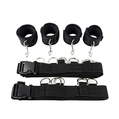 Juegos de bondage para cama BDSM, juguetes eróticos para mujeres y parejas, esposas para piernas abiertas, esposas para tobillos, juguetes y accesorios de sujeción.
