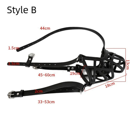 Máscara facial de malla hueca BDSM con mordaza de bola de boca abierta para juegos de adultos, ataduras de bondage, juguetes sexuales para cosplay