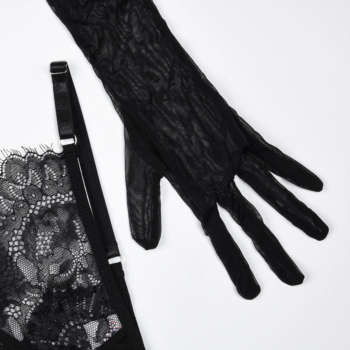 MUZISKAT 2024 - Lencería erótica cómoda de malla transparente con bordado de encaje hueco para Onlyfans