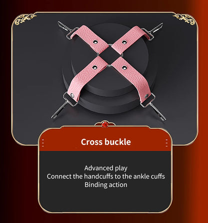 BDSM Adjustable Straps Bed Restraints Sex Bondage Kit For Couple Handcuffs Ankle Cuffs With Bondage Set SM Adult Games Sex Toys