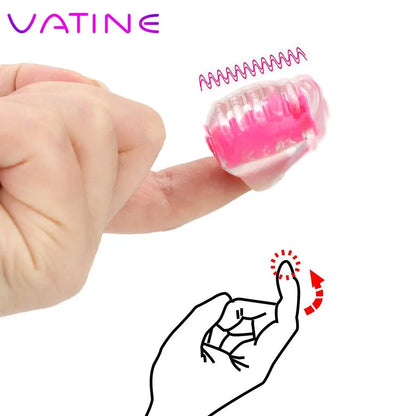 Finger Vibrator Clit Vibrators Clitoris Stimulator Sex Toys For Women Erotic Oral Licking