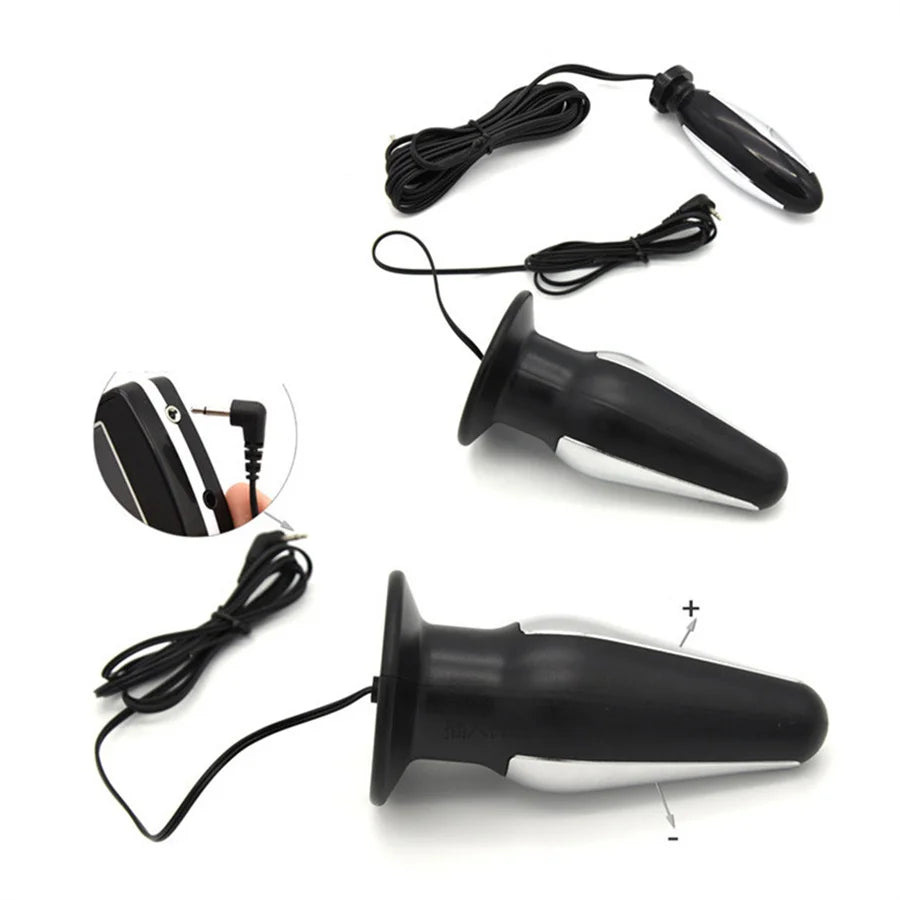 Sex Toys Electric Shock Anal Bead Butt Plug Prostate Massage Adult Sex Toys For Men Gay Women Clitoris Vagina Stimulation