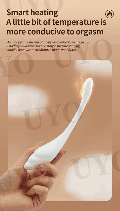 Vibrador inteligente con calefacción, 9 frecuencias de vibración, resistente al agua, con carga USB, estimulador del punto G del clítoris, juguete sexual para mujer