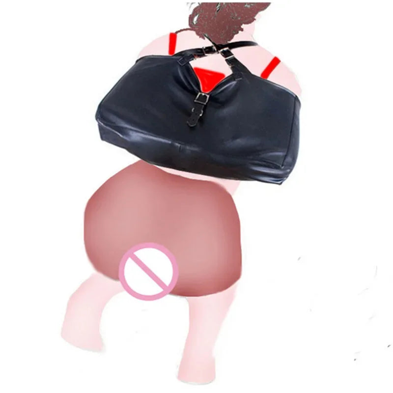 BDSM Zwangsjacke / Armbinder,Leder Deluxe Armbinder Fesseln,Bondage-Handschuhe hinter dem Rücken,Sexspielzeug für Paare Sex Shop