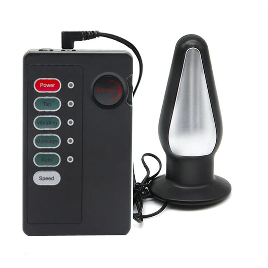 Sex Toys Electric Shock Anal Bead Butt Plug Prostate Massage Adult Sex Toys For Men Gay Women Clitoris Vagina Stimulation