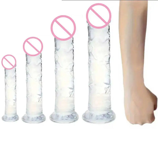 Consolador Anal Masturbación Sexy Adulto Femenino Masculino Sexo Realista Pene Polla con Ventosa Adultos Juguetes Sexys para Mujer Masaje Gode