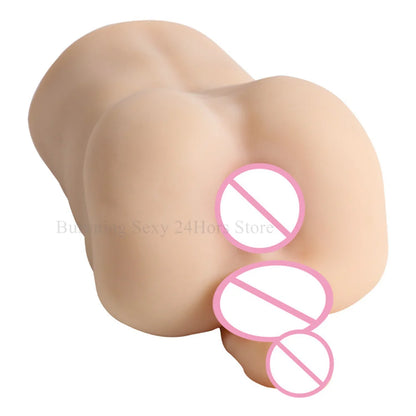 18 Herramientas de Masturbación Masculina Muñeca de Juguete para Hombres Muñeca Sexual de Bolsillo Porno en Ano Real Agujero Masculino Trasero con Consolador de Pene Sexual