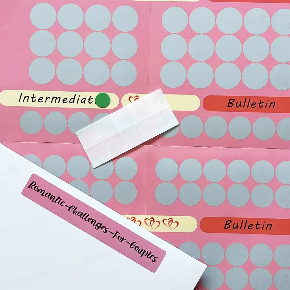 Couples Intimacy Challenge Advanced Edition !104 Intimate Scratchable Surprise Posters for Couples!