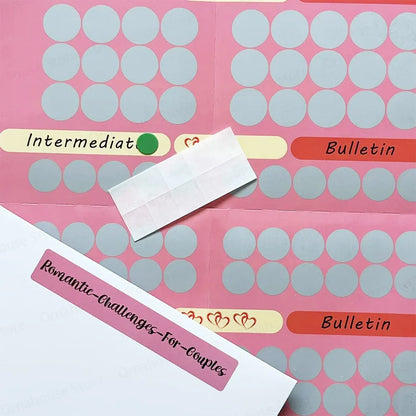 Couples Intimacy Challenge Advanced Edition !104 Intimate Scratchable Surprise Posters for Couples!