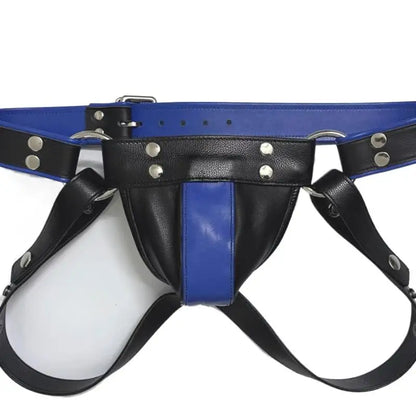 2024 Sexy Lingerie Mens Jockstrap Exotic pants Leather Harness Sexy Lingerie BDSM Bondage Fetish Gays Hombre Stage Nighclubwear