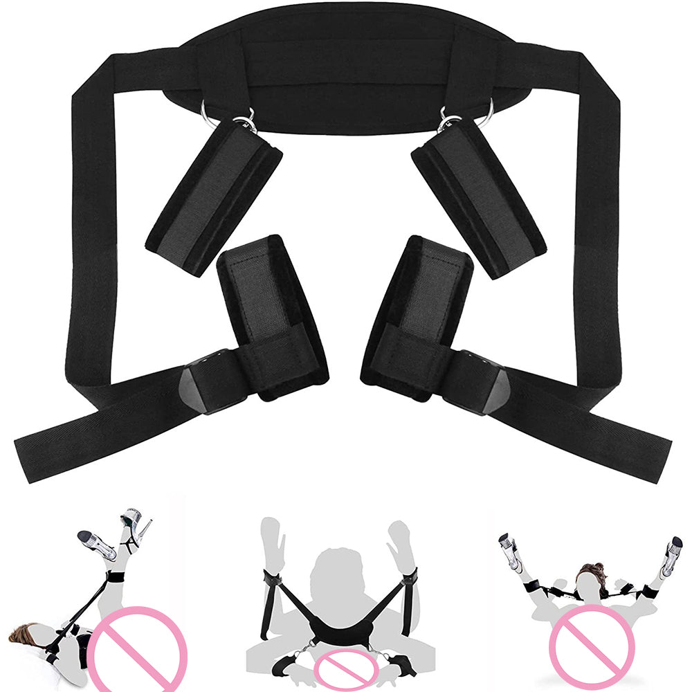 BDSM Set Spielzeug Sex Handschellen für Paare Erwachsene Kit Bdsm Peitsche Anal Plug Vibrator Augenbinde Strapon Bett Bondage Sexuelle Handschellen Sexy