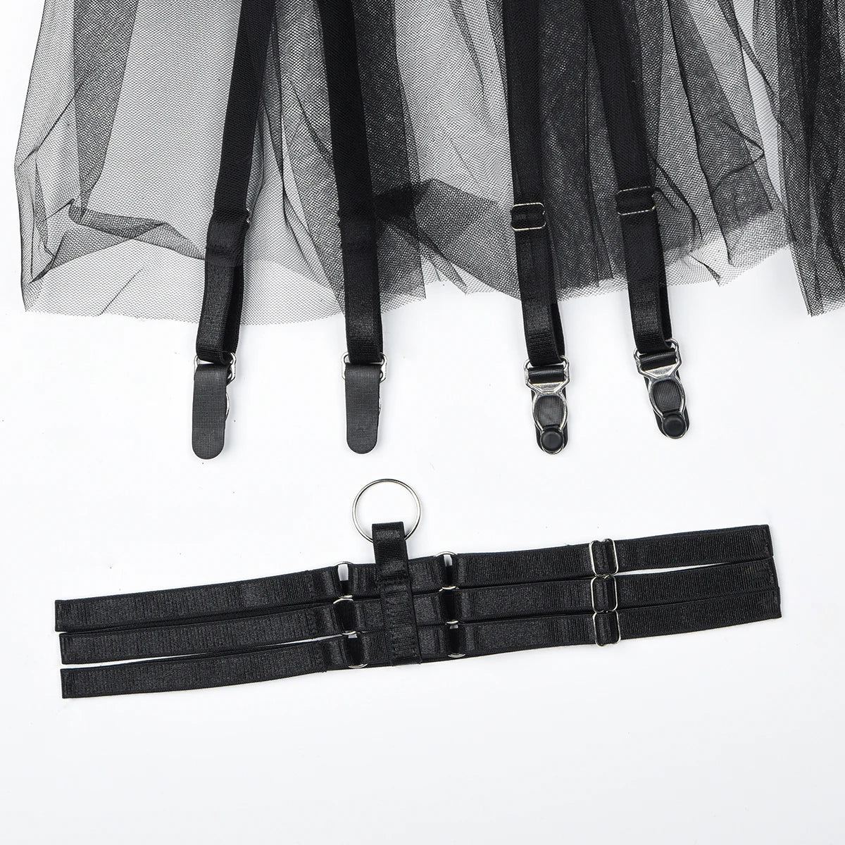 MUZISKAT 2024 - Lencería erótica cómoda de malla transparente con bordado de encaje hueco para Onlyfans