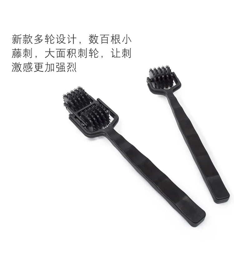 Juegos para adultos BDSM, fetiches, masaje corporal, pezones y labios, estimulador, juguetes sexuales para parejas, rueda dentada, rodillo, herramientas eróticas para coquetear.