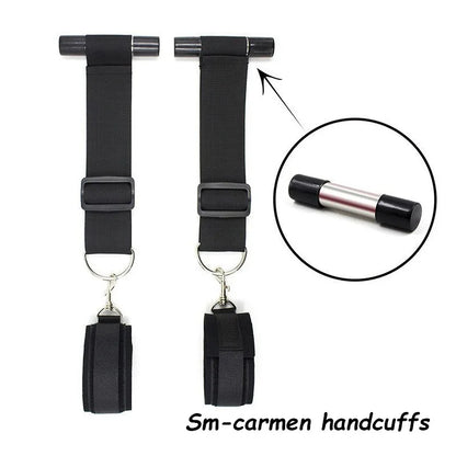 SM BDSM Swing with Handcuffs - Couples Bondage Restraint Kit for Adults Role Play