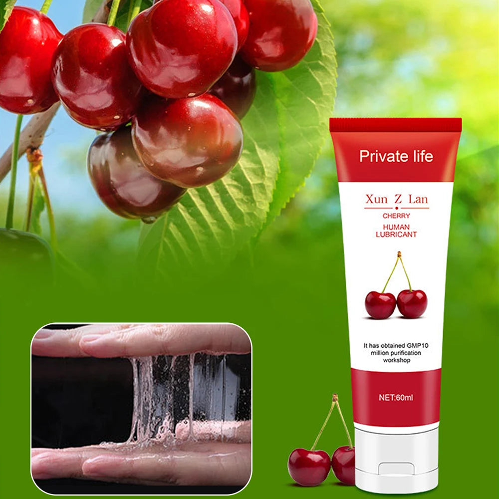 Sex Lubricant Lubricant for Sex Strawberry Flavor Lube Water Based Lubricant Oral Sex Anal Sex Masturbation Vagina Orgasm Gel