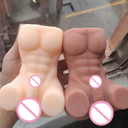 18 Herramientas de Masturbación Masculina Muñeca de Juguete para Hombres Muñeca Sexual de Bolsillo Porno en Ano Real Agujero Masculino Trasero con Consolador de Pene Sexual