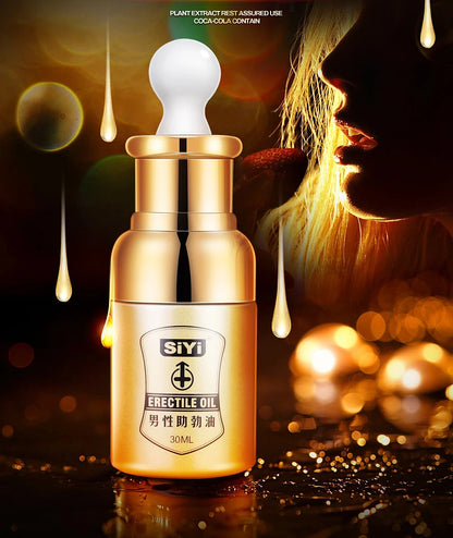 Aceite para agrandar el pene, potenciador del crecimiento y el tamaño, aceite de masaje afrodisíaco para aumentar el rendimiento y el placer sexual.