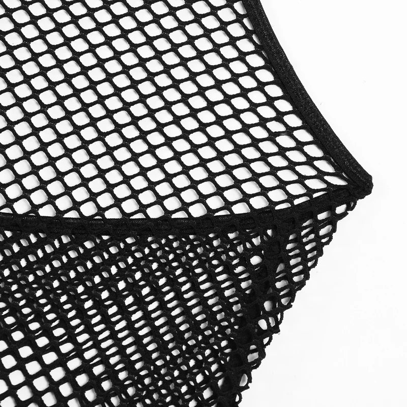 MUZISKAT Hot Explosive Models Erotic Lingerie Sexy Skeleton See-Through Mesh Neck Jumpsuit