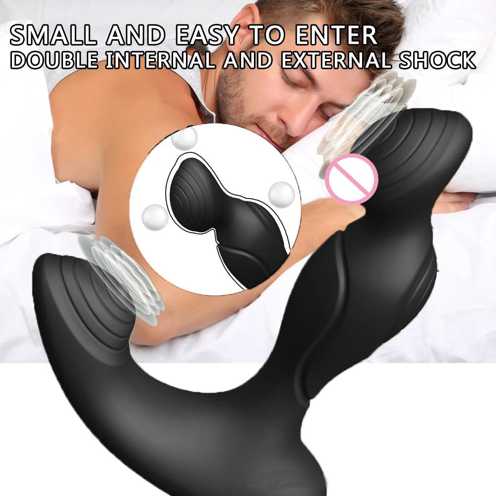 Sexspielzeug Analvibratoren Masturbationswerkzeuge für Männer Gay Sex Vibration Finger Prostatamassagegerät Stimulator Anus Butt Plug Erwachsene