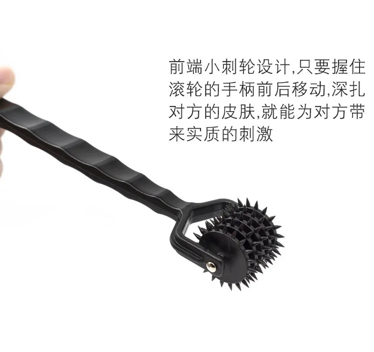 Juegos para adultos BDSM, fetiches, masaje corporal, pezones y labios, estimulador, juguetes sexuales para parejas, rueda dentada, rodillo, herramientas eróticas para coquetear.