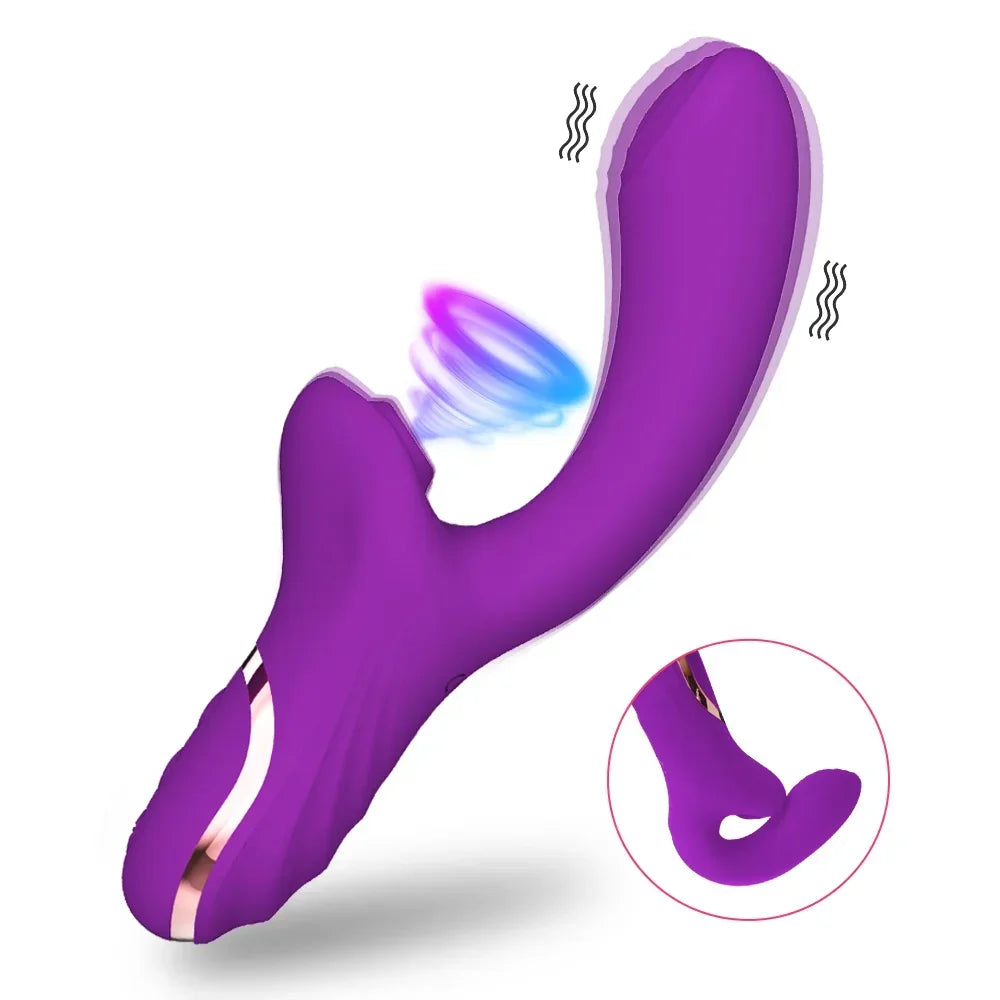 Female Powerful Vibrator 10 Frequency Vibration Clitoris Vacuum Stimulation Vagina Penetration Masturbation Orgasm Sex Toys