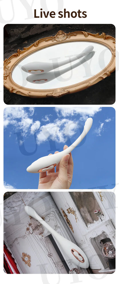 Vibrador inteligente con calefacción, 9 frecuencias de vibración, resistente al agua, con carga USB, estimulador del punto G del clítoris, juguete sexual para mujer