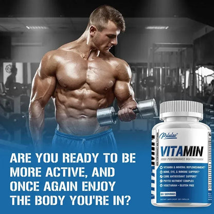 Multivitaminpräparat für Männer ab 50 – Hochwirksame Formel, für die Gesundheit von Gehirn, Augen und Herz, für die Gesundheit von Gehirn, Augen und Herz