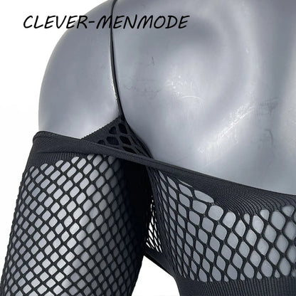 Sexy Lingerie Lace See-Through Transparent Jumpsuits Bodysuits Mesh Bondage Underwear Body Open Underwear Erotic Adult Clothing