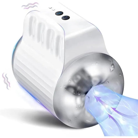 Sex toys for men Male masturbation realistic vagina, rotating pattern of penis stimulation oral sex machine adult sex toys