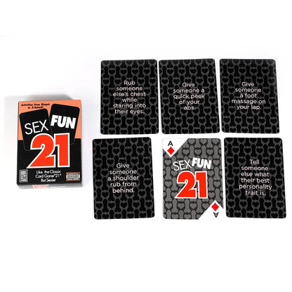 Sex Fun 21 Card Game Adult 56pcs Card Game