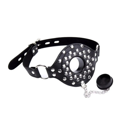 BDSM Breathable due O-Ring Ball Gags Mouth Gag Fetish Ball for women men Leather Oral Fixation Flirting Cosplay role Sex Toys
