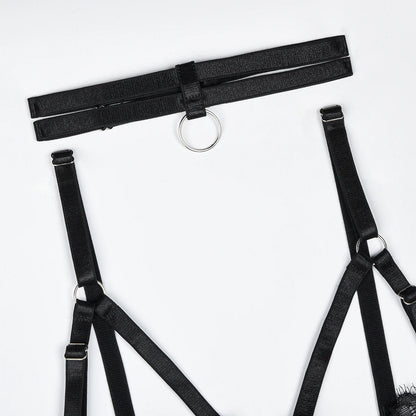 MUZISKAT 2024 - Lencería erótica cómoda de malla transparente con bordado de encaje hueco para Onlyfans