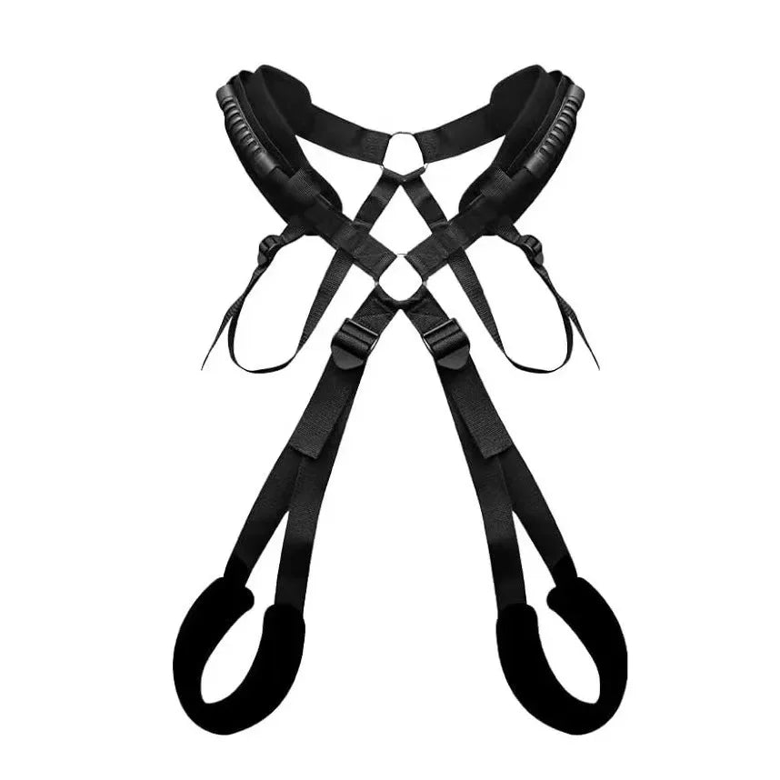 BDSM Bondage Love Slings for Couples Sex Swing Set with Adjustable Strap Adult Sex Toy Soft Plush Padding Mat Sex Restraints Toy