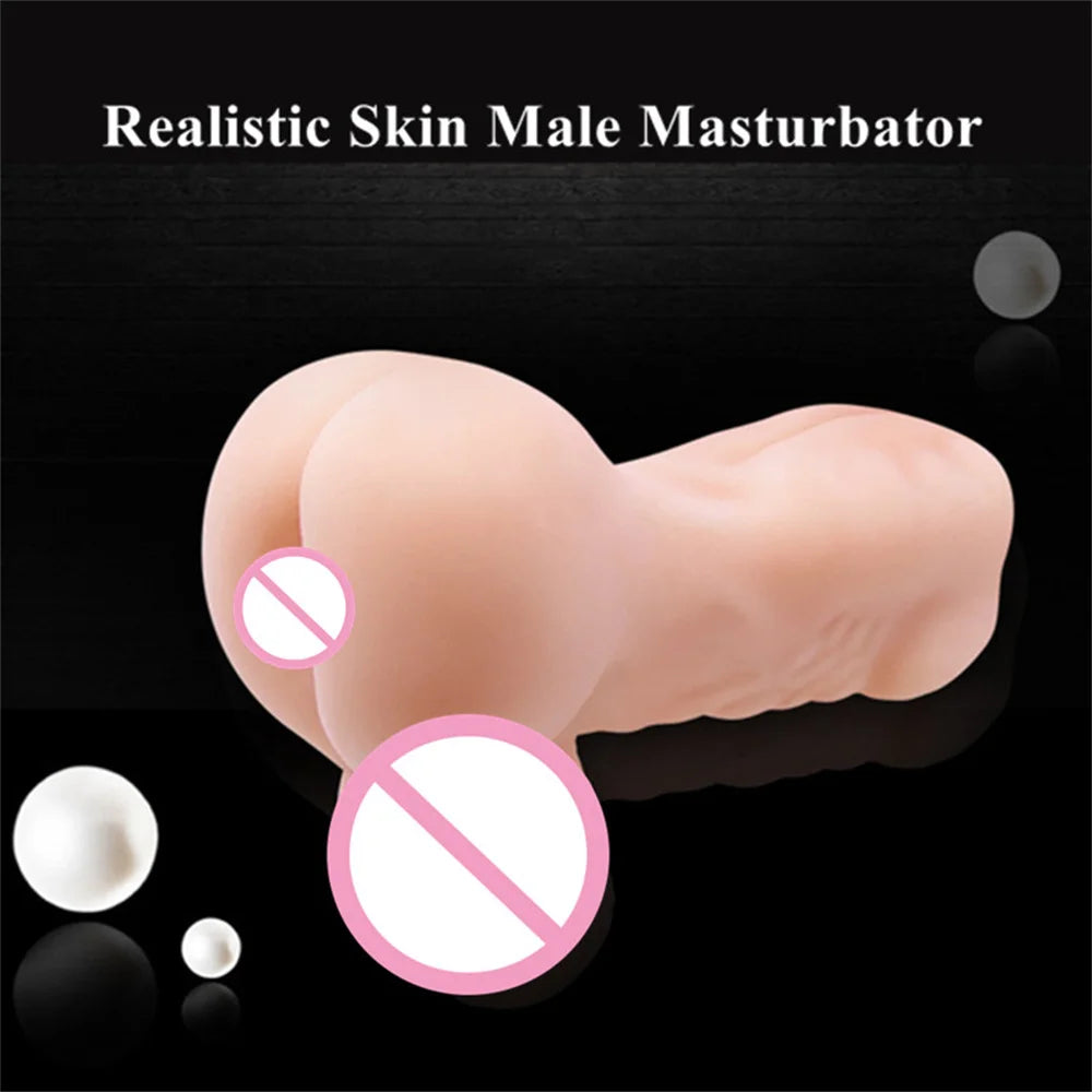 18 Herramientas de Masturbación Masculina Muñeca de Juguete para Hombres Muñeca Sexual de Bolsillo Porno en Ano Real Agujero Masculino Trasero con Consolador de Pene Sexual