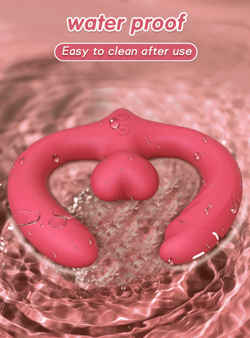 Consolador vibrador de doble punta para punto G, para mujeres y parejas lesbianas, 7 modos, sin tirantes, con control remoto, ideal para adultos.