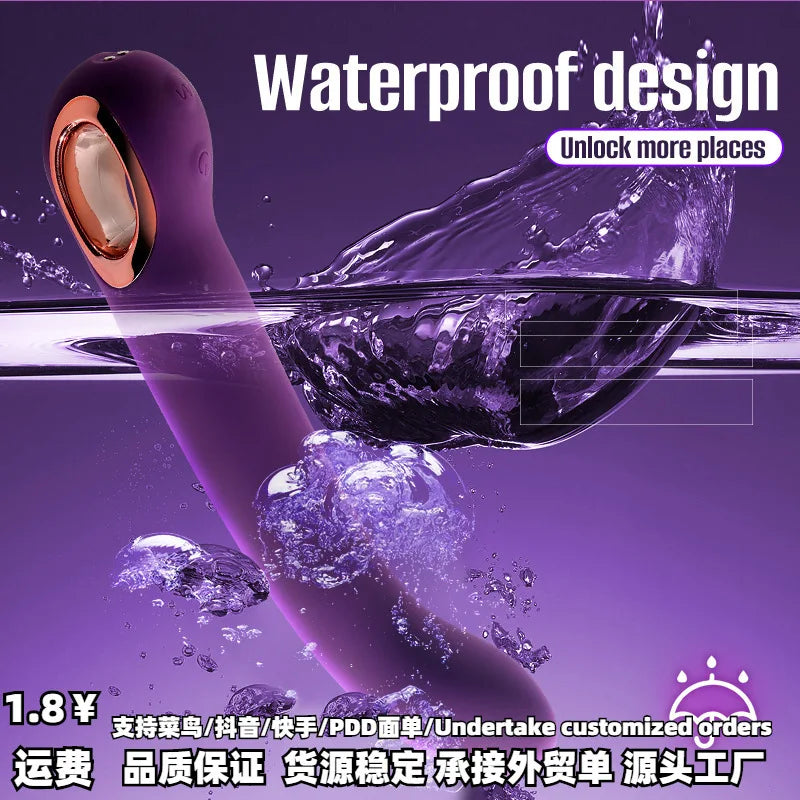 Consolador vibrador potente con vibración multifrecuencia, resistente al agua, estimula el punto G y el clítoris. Productos para adultos. Masajeadores vibratorios para mujeres.