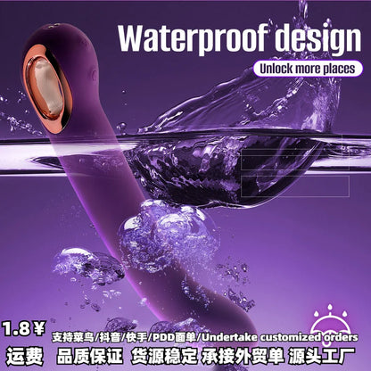 Consolador vibrador potente con vibración multifrecuencia, resistente al agua, estimula el punto G y el clítoris. Productos para adultos. Masajeadores vibratorios para mujeres.