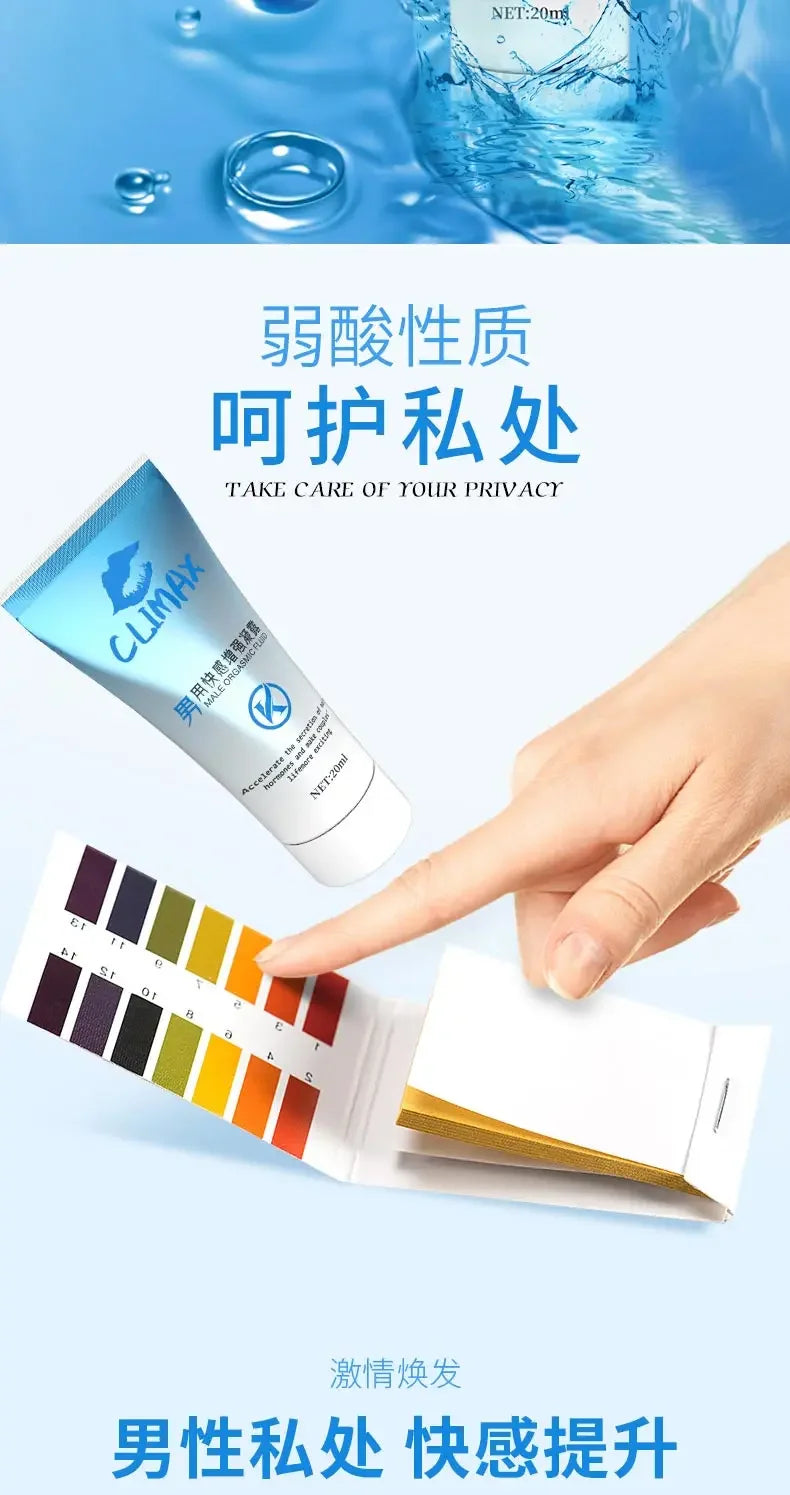 Gel para el orgasmo masculino, mejora el placer, estimulación sexual rápida, prolonga el clímax, aceite afrodisíaco para la erección.